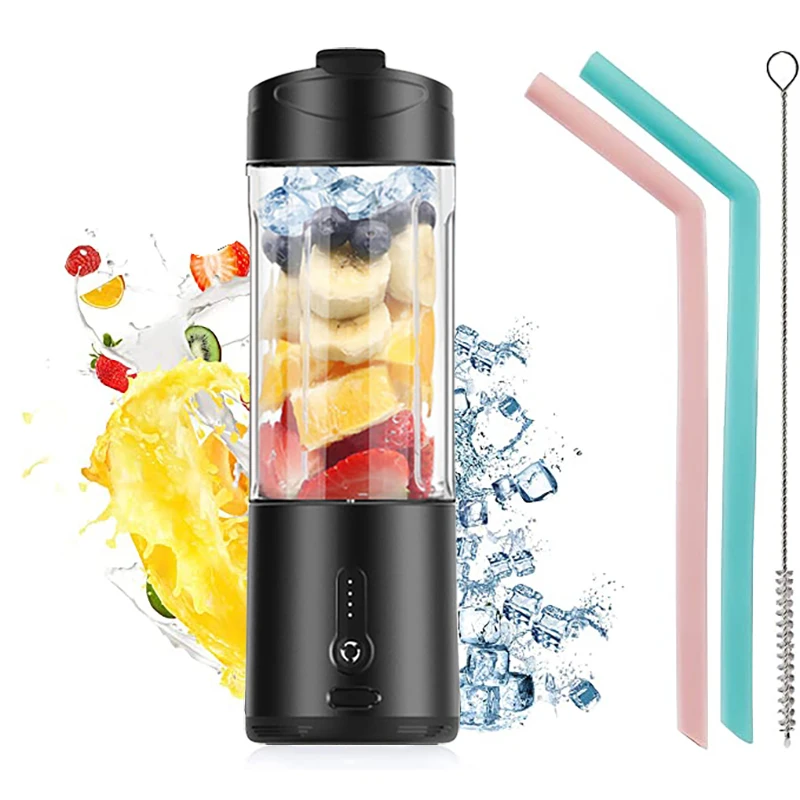 Portable Blender Smoothies Personal Blender Mini Shakes Juicer Cup USB  Rechargea