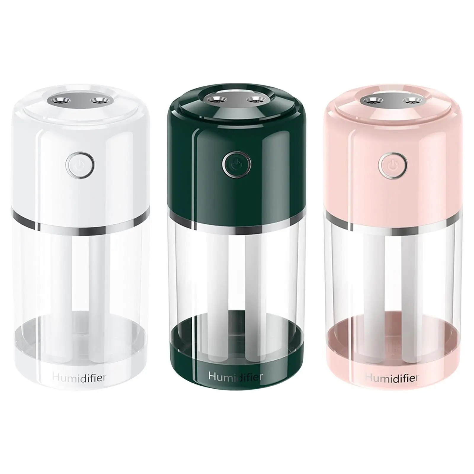 

Household Humidifier with Colorful Light Waterless Auto Shut Off Indoor Large Capacity for Bedroom NightStand Household Car