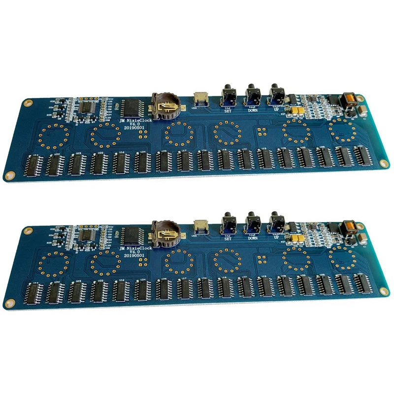 

2X DIY In14 In4 Nixie трубчатые Часы Цифровые фоточасы подарок набор печатной платы, PCBA без трубок