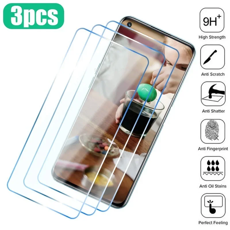 

3Pcs Tempered Glass For Realme GT Neo 3 2 Pro 5G C21 C11 X2 Pro Screen Protector For Realme 9 8 7 Pro Plus 8 5G 8i Glass