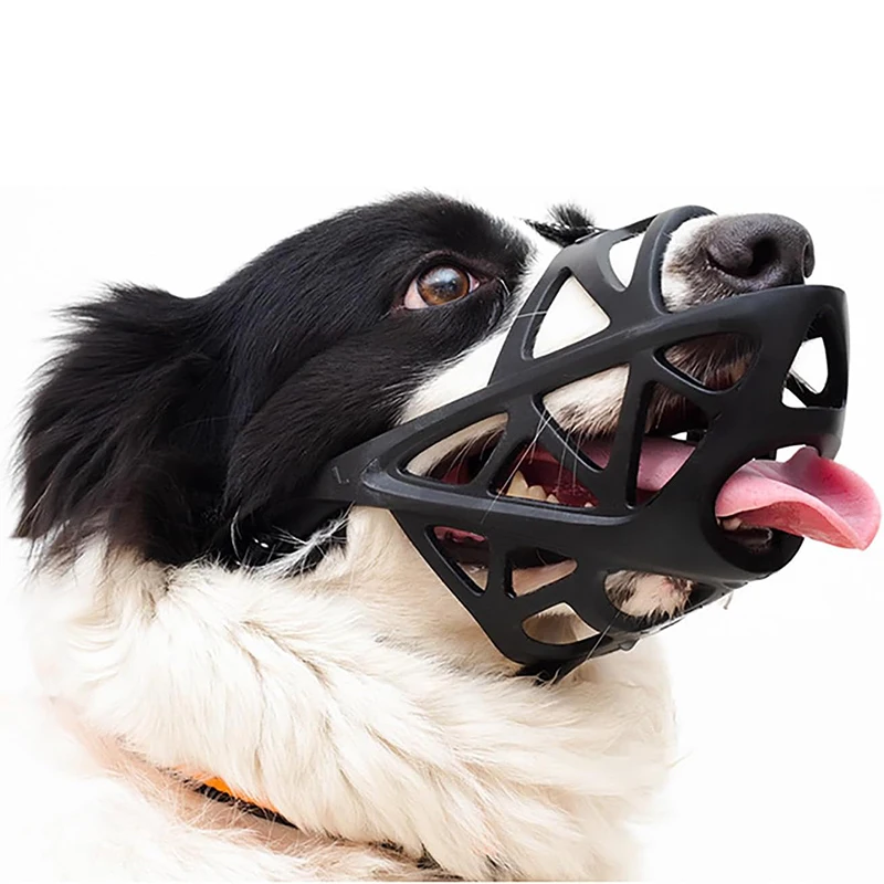 Dog Mouth Cover, Adjustable Pet Muzzle (with Reflective) for Large Dogs, Medium Dogs, Small Prevents Tearing and Biting