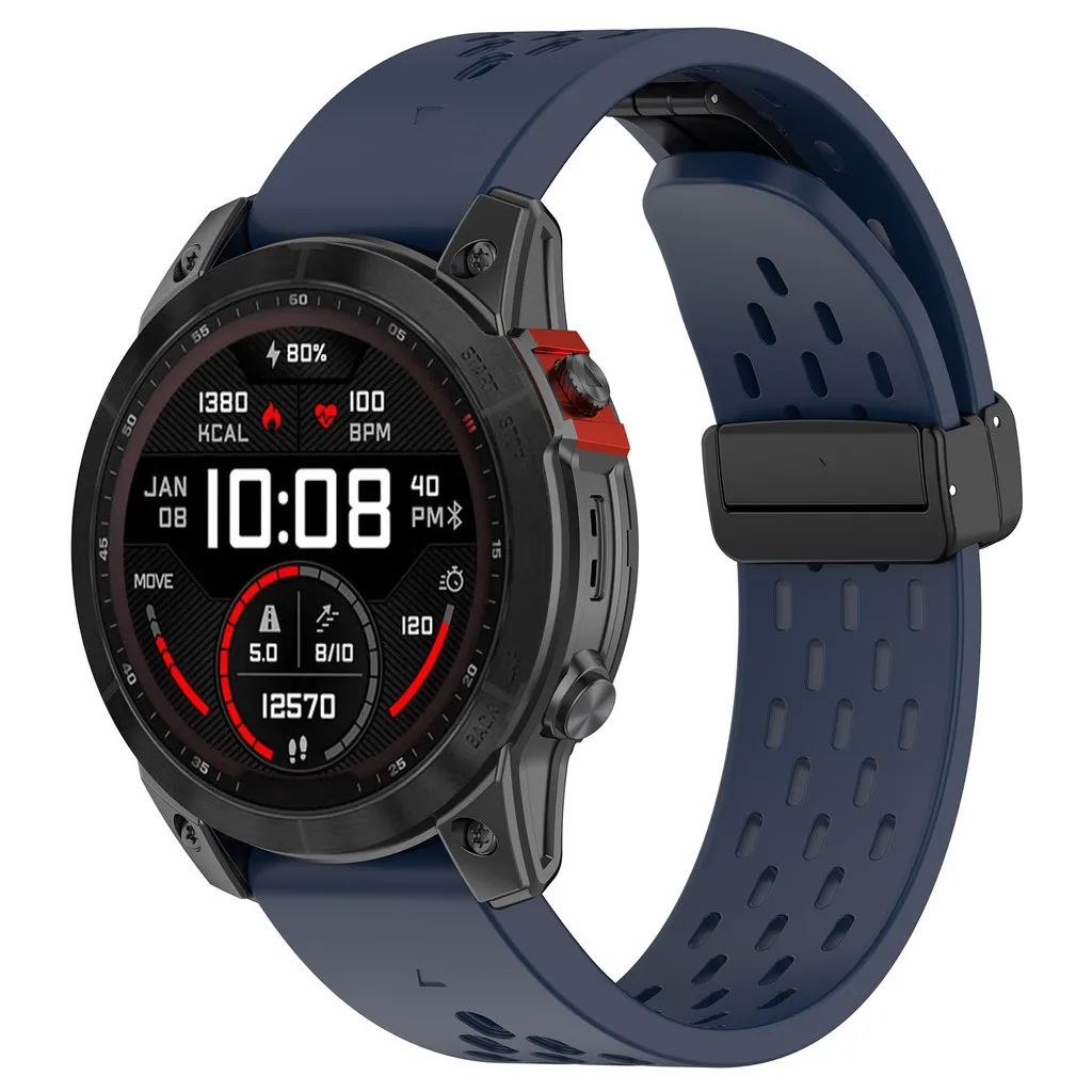 Sports Magnetic Silicone Quick Strap - 22mm & 26mm