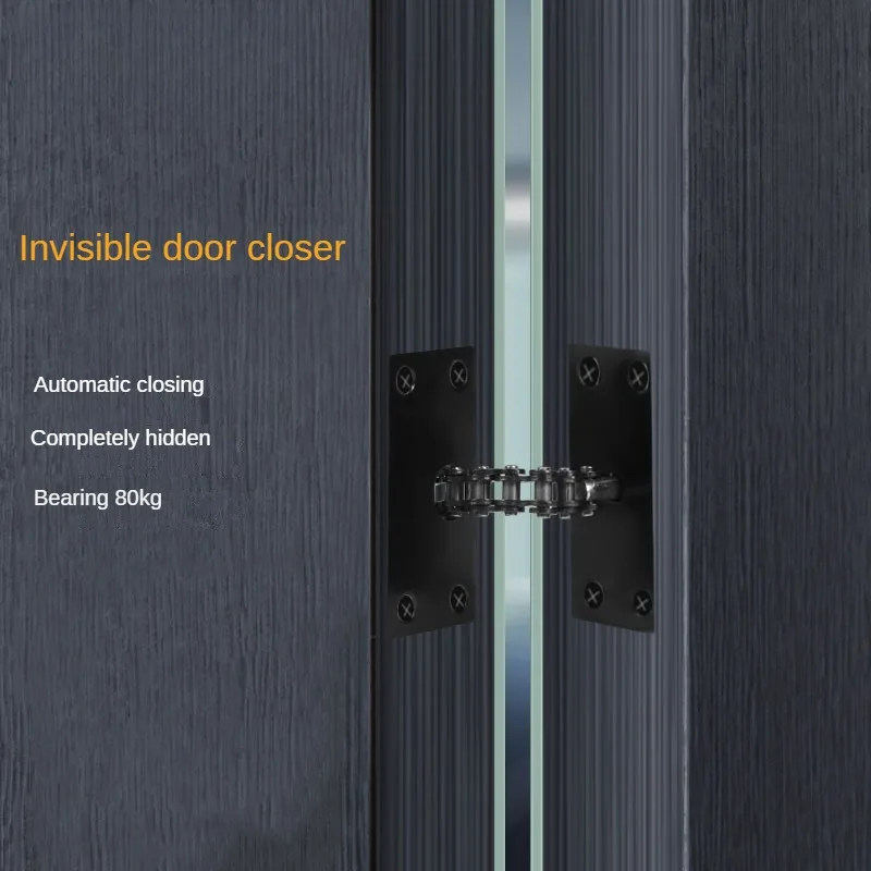 Automatic Inner Door Closer Hiddenpipe Chain Spring Soft Closing door closer