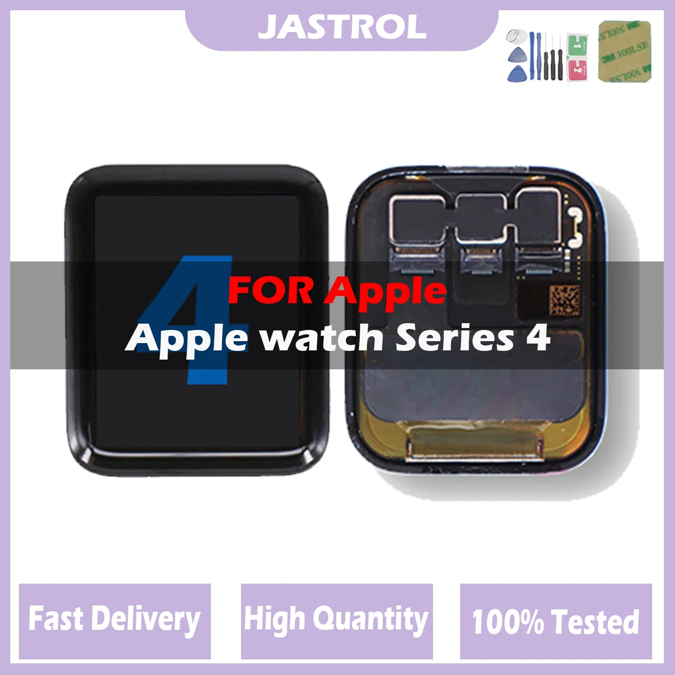 

LCD For iWatch S4 40mm For Apple Watch Series4 44MM LCD Display Touch Screen Digitizer Replace LCD+3M Frame Adhesive + Tools