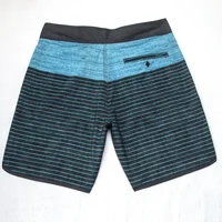 Water-resistant Elastic Surf Shorts Casual Striped Beach Shorts Men's Fitness Competition 2