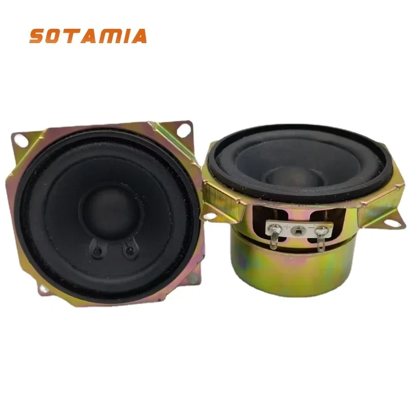 3 Inch Audio Full Range Speaker bluetooth speaker portable speaker audio speakers bookshelf speakers 4 Ohm 30W HIFI Speaker Cloth Edge Paper Basin Sound Home Theater for Panasonic 2Pcs