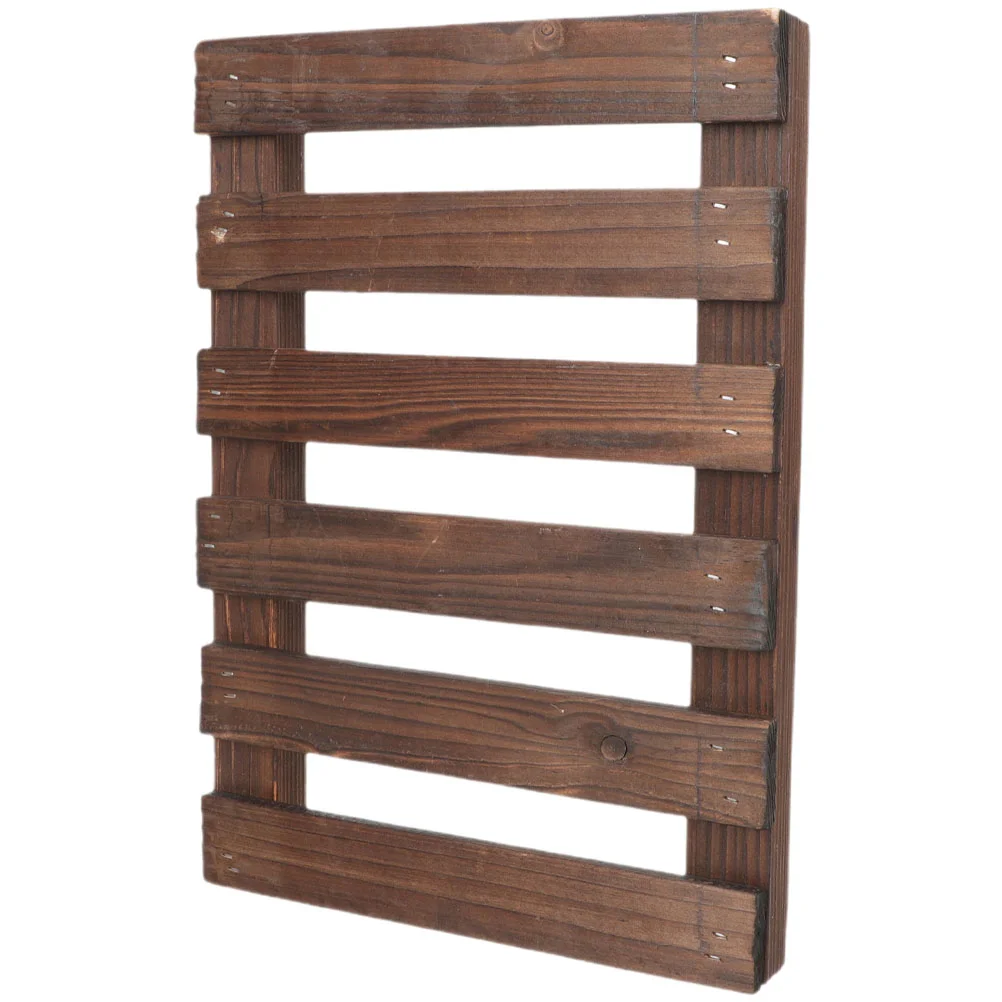 

Pots for Indoor Plants Flower Stand Planter Wall Holder Balcony Wood Rack Flowerpot Wooden Hanging