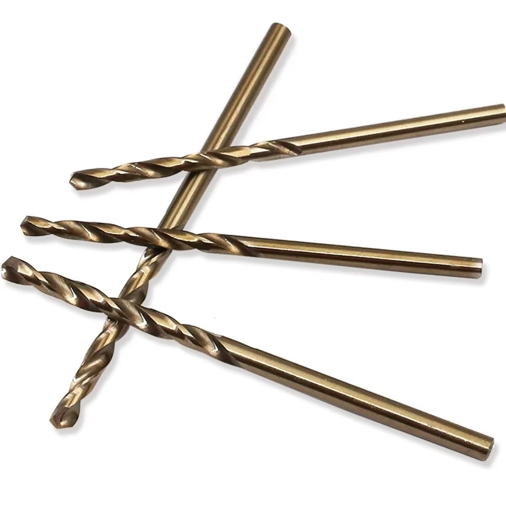 10pcs/set HSS M35 Cobalt Drill Bits 1-3mm for Metal/Stainless Steel – High-Speed Steel Cobalt Coated Drill Bits with Enhanced BEST SELLERS