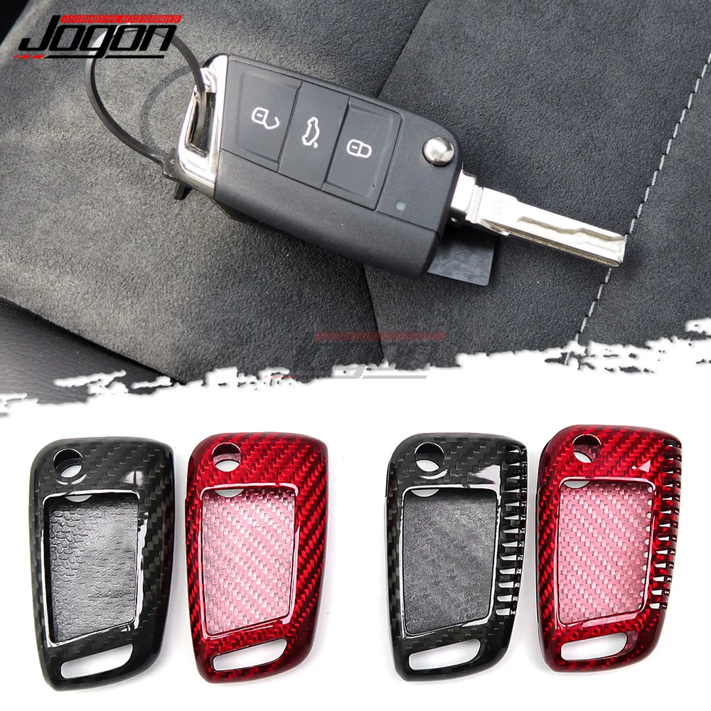 

Брелок для ключей для VW Golf 7 MK7 Tiguan Skoda Octavia Seat Ibiza Leon FR 2 Aztec Altea из настоящего углеродного волокна