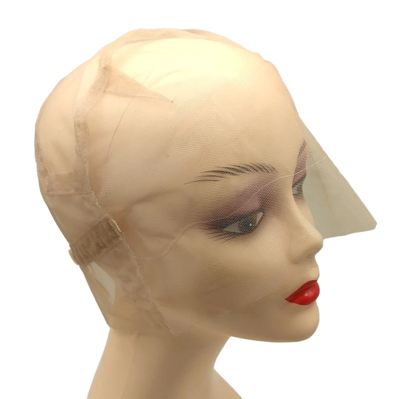 Full Lace 360 Cap Braiding Front Lace Cap to Make Wig Human Hair Frontal Wig Large Adjustable Stretch