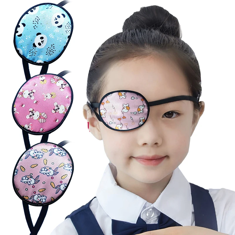 1Pcs Cute Occlusion Medical Lazy Eye Patch Amblyopia Obscure Astigmatism Training Eyeshade Filled Child Amblyopia Eye Patches 2