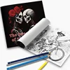 A Bold and Simple Decompression Creative Adult-sugar Skull Sweet World Coloring Book Featuring Rose Skulls 5
