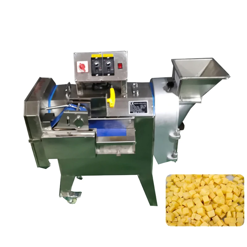 

Commercial Vegetable Cutting Machines Electric Automatic Fruit Vegetable Slicer Machine Onion Cutter Shredder Dicer Machine