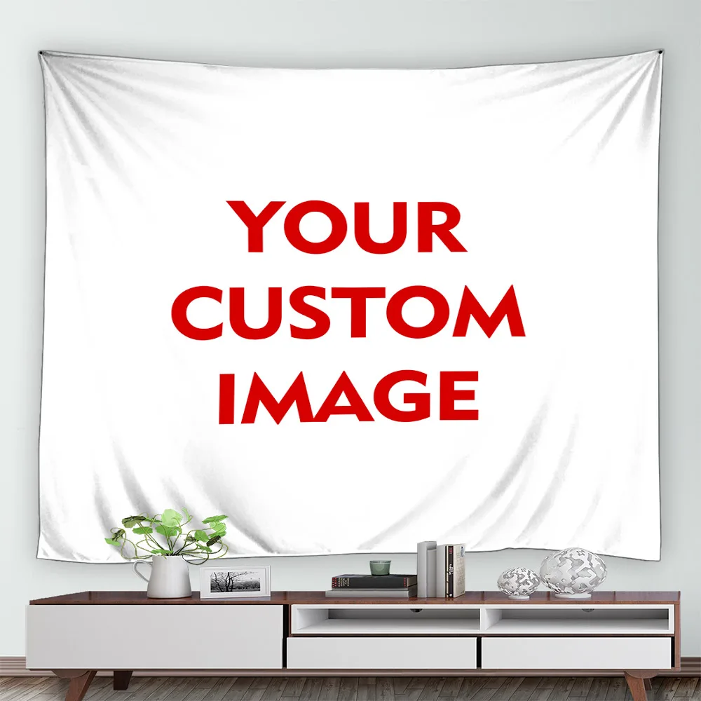 

Personalised Custom Tapestry Forest Ocean Beach Landscape Flowers Plants Creative Garden Wall Hanging Home Living Room Decor