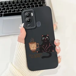 Elegant Printing Camera Protective Soft Silicone Case for Infinix Hot 12i (62)