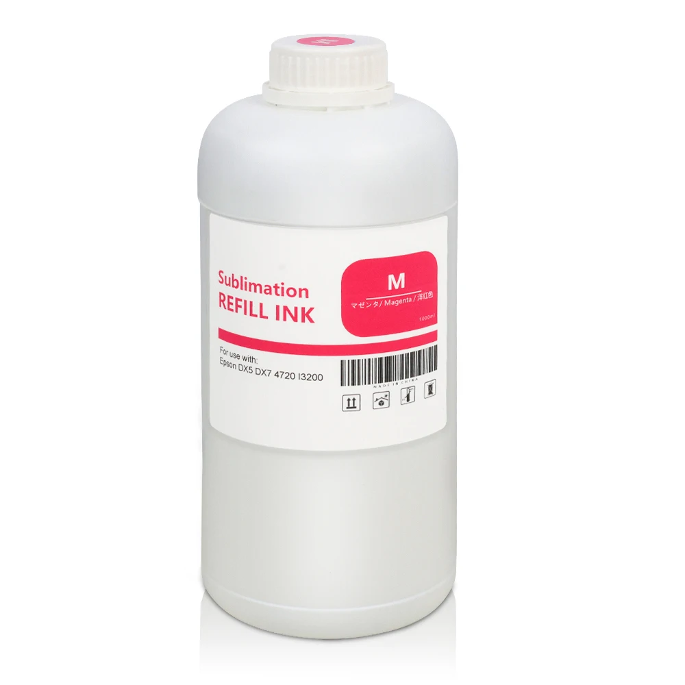 Winnerjet 1000ml Sublimation ink High concentration ink for Epson DX5 DX7 I3200 4720 5113 Printer