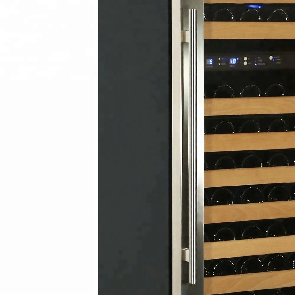 Bottles Built In Dual Zone Large Stainless Steel Wine Fridge Cellar Cooler Refrigerators