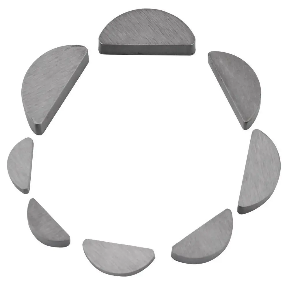 80개 우드러프 키 모음 키트 플라이휠 풀리 크랭크 8개 크기 절묘한 공예