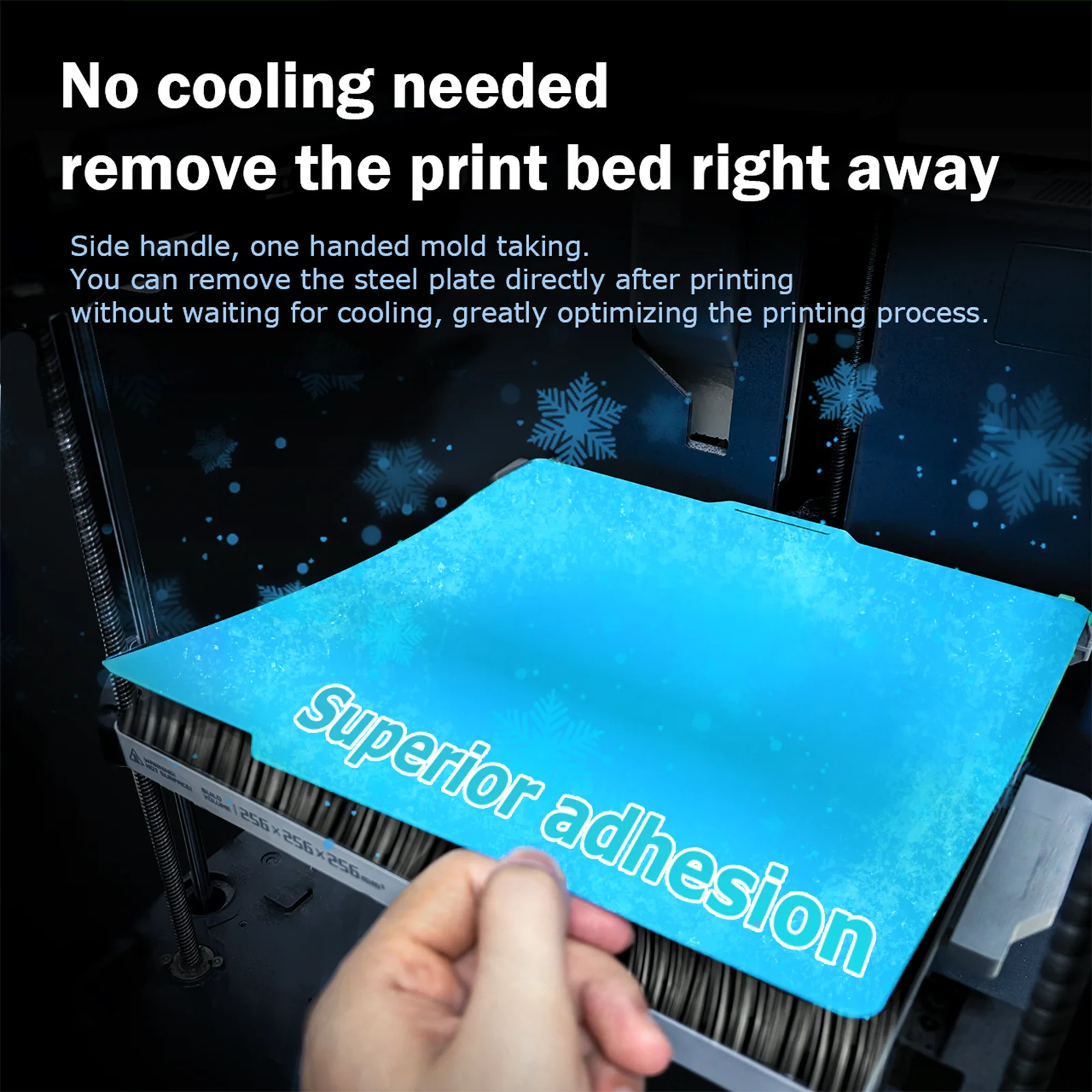Cold Plate For Bambu Lab Build Plate PLA Bed Cold Plate SuperTack Glacier For Creality Anycubic Elegoo Centauri Carbon Heat Bed S3744f51e20df42c28ff5c3d923a7d4e1l