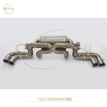 OUCHI Vendite dirette in fabbrica Catback per Ferrari F360 3.6 V8 TC4 Sistema di scarico con valvole a vuoto Suggerimenti Accessori auto