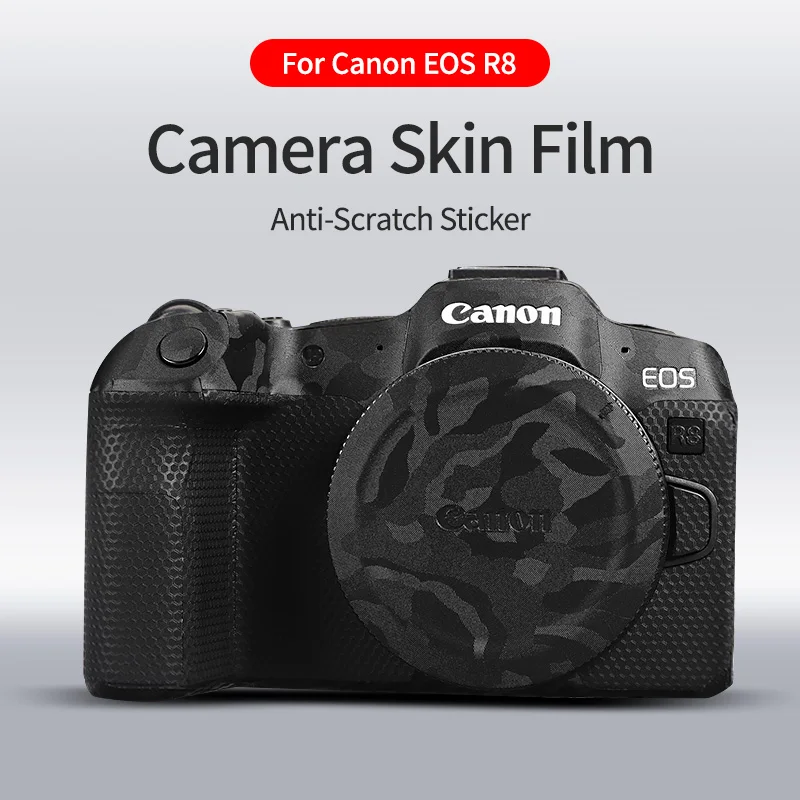 

For Canon EOS R8 Camera Sticker Carbon fiber texture 3M material sticker scratch-resistant protection