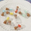 DIY Transparent Empty Message Bottles Mini Glass Bottle with Cork Stopper Birthday Wedding Xmas Party Decor Favors Wholesale 5