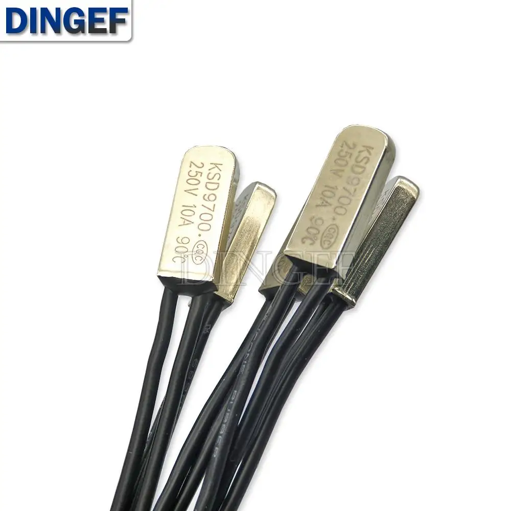 1PCS KSD9700 5A 10A 250V 15C-155C NO NC Thermostat Thermal Protector fuses Temperature Switch