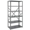 Open Shelving Ironman Unit 6 Shelves Carbon Steel Storage Rack Garage Kitchen Classroom Healthcare Durable Adjustable Heavy Duty 1