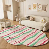 Special-shaped Living Room Carpet Colorful Girls Bedroom Small Fresh Bedside Rug Plush Sofa Coffee Table Mats Ковер 양탄자 Tapete 2