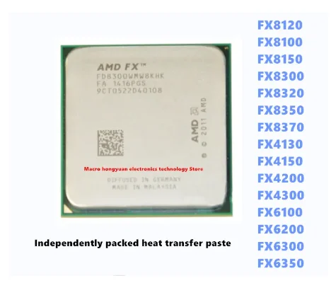 Fx8120 8100 Fx8150 Fx8300 Fx8320 Fx8350 Fx8370 Fx4100 Fx4130 4150 4200 ...