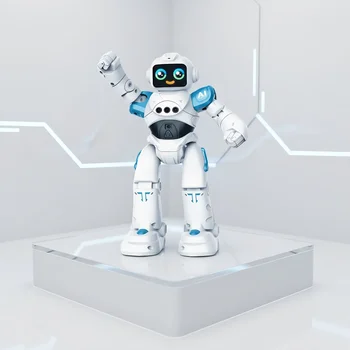 Giocattolo robot RC interattivo per bambini con comandi vocali, telecomando, rilevamento dei gesti e risposte emozionali