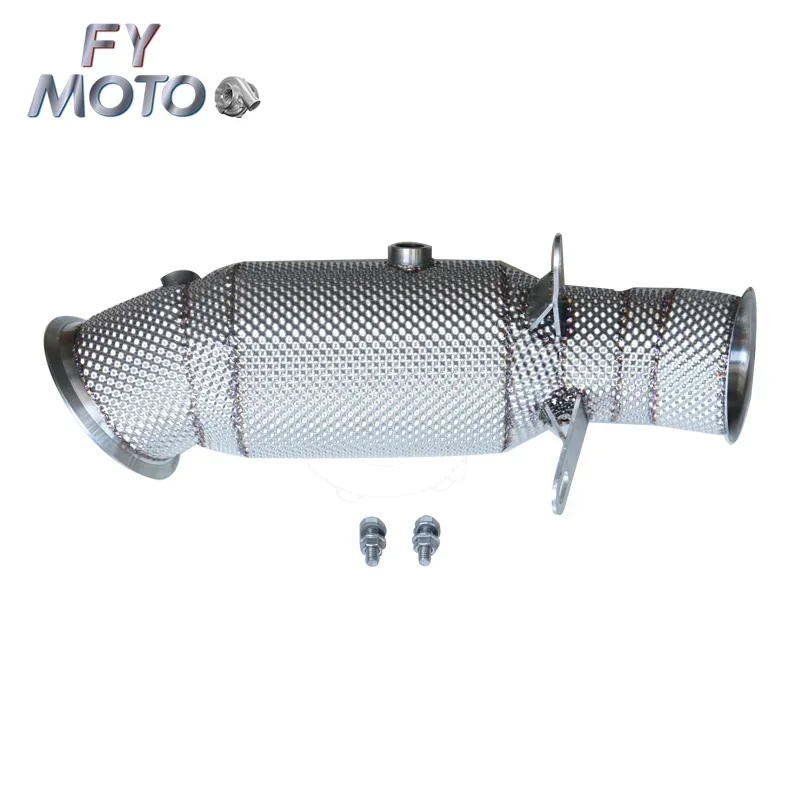 Downpipe for BMW F22 F32 F33 435xi 435i M235i M235xi 2013+ EWG F87 M2 heat shield