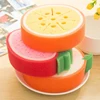 Cute Fruit Shape Bath Sponge Soft Shower Brush Dead Skin Removal Bathroom Body Scrubber Exfoliating Cleaner Women Men Kids 1