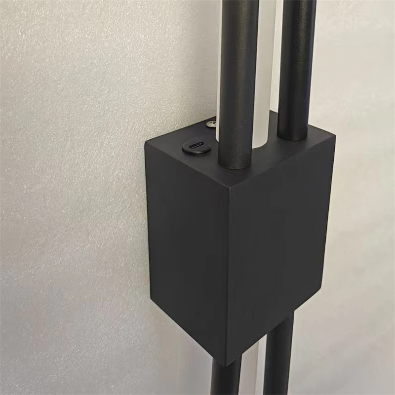 Modern Acrylic Pipe Wall Lamps Living Room Bedroom Hallway Wall Sconce Lights LED Charging Remote Control Iron Art Lighting led light led wall lamp wall light