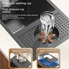 Cup Washer Hidden Sink Stainless Steel Kitchen Sinks Bar Single Slot Touring Car Wash Basin With Cover Plate Apartment 3
