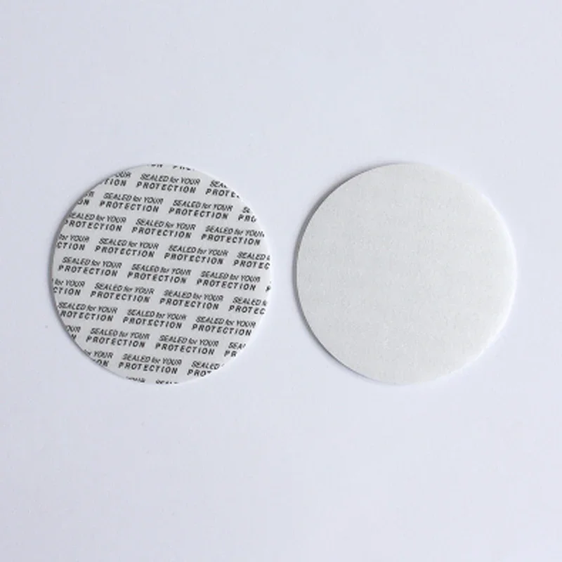Self-adhesive Foam Press Seal Cap Liners Foam Safety Tamper Food Gasket Seals Pad 20mm-101mm 1000Pcs/lot foam seal caps