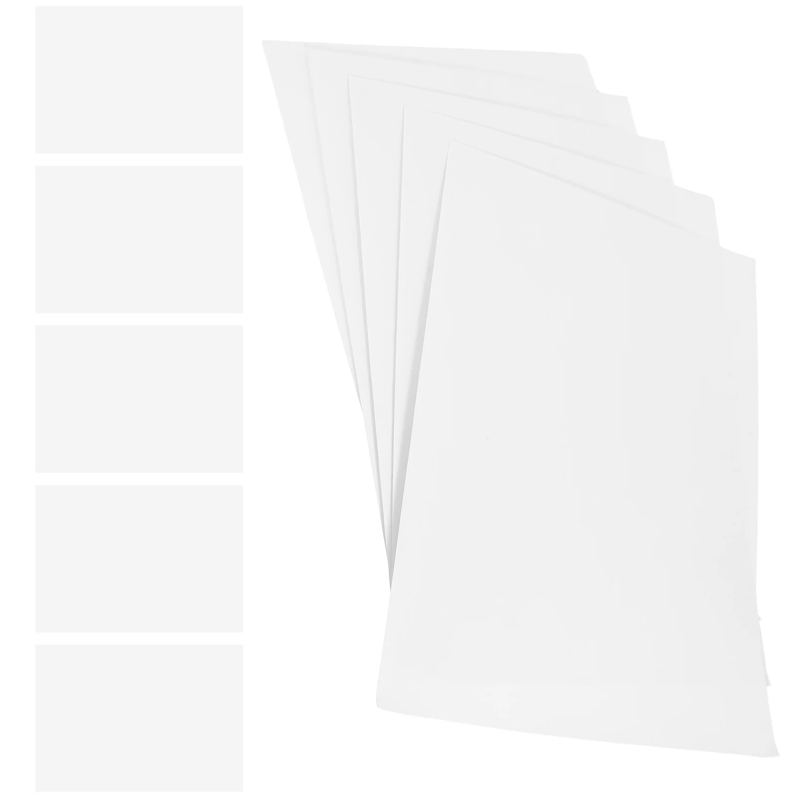 

20 Sheets Stickers Adhesive Printable Paper Label Blank Papers Printing Construction Typing