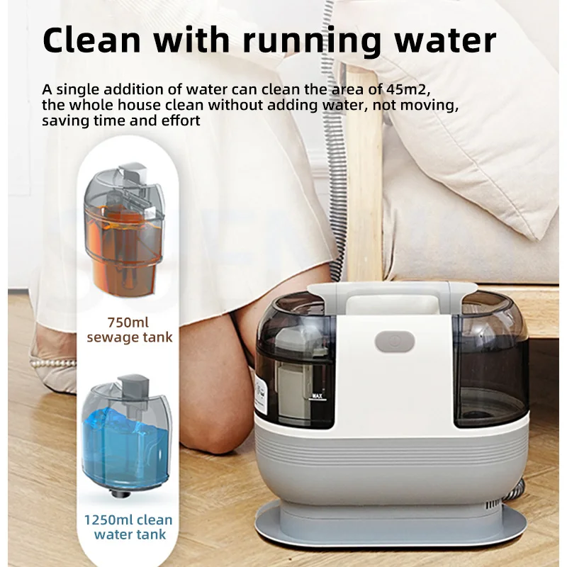Home Carpet Cleaning Machine Sofa Vacuum Cleaner Spray Suction Integrated Cleaning Machine Sterilization Machine 4