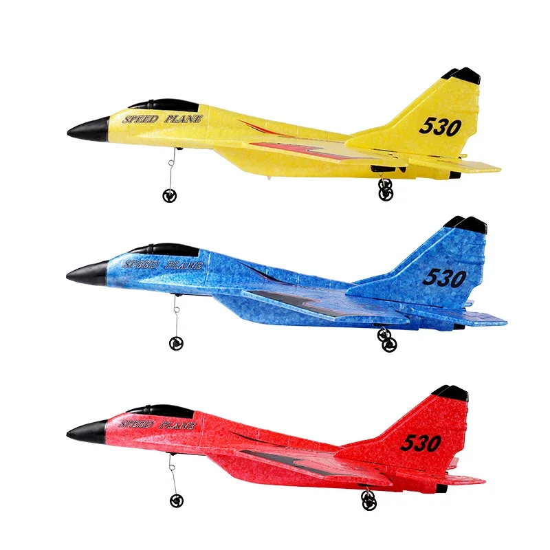MIG-530 RC Airplane 2.4G Wireless Airplane Remote Control Fighter Glider EPP Foam Drone Anti-drop Plane for Adults Children Toys 6