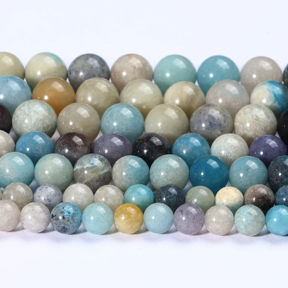 Rare Natural Blue Trolleite Healing Crystals Beads For Jewelry Making Bracelet Necklace Accessories 15'' 6mm 8mm 10mm 2