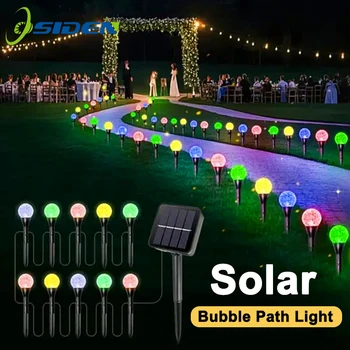 30 LED Solar Bubble Ball Waterproof Solar Pathway 1