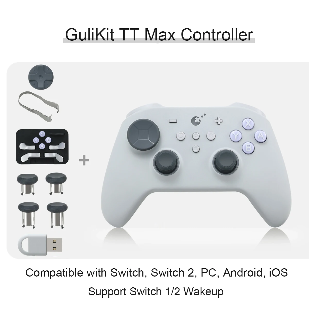 GuliKit TT PRO/MAX Bluetoothコントローラー for Switch 2/PC/Android