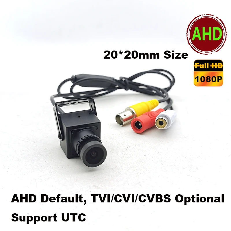 

2MP 20*20MM Miniature Size Low Lux IMX323 GC2053 Mini Ahd Camera 1080P CCTV Security With Audio For Industry Machine Use