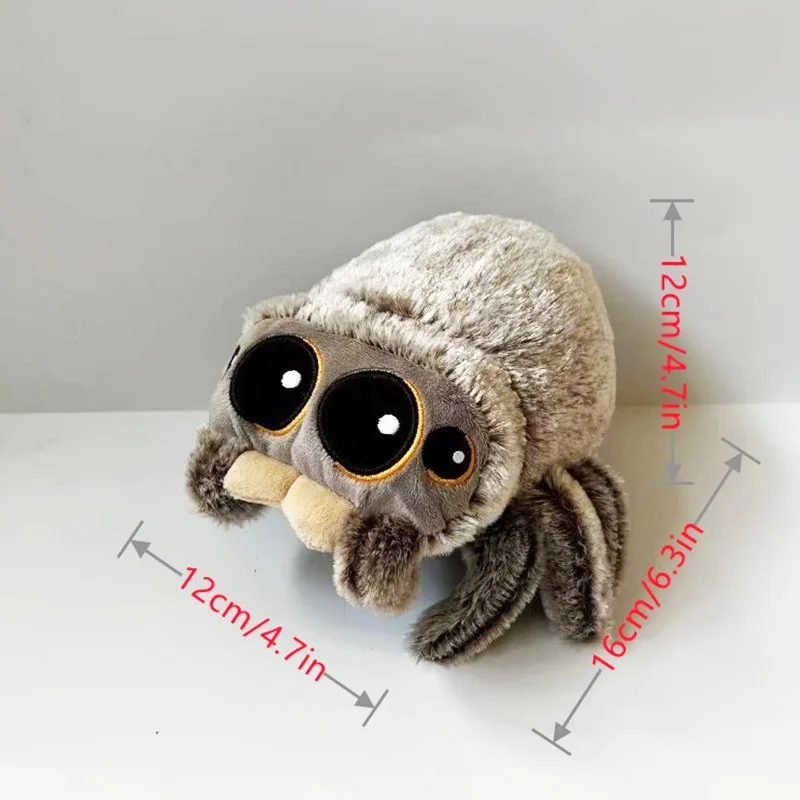 Stuffed Soft Animals Plushies Spider Toy Black Little Lucas Simulated Pillow Doll Anime Game Room Pillow Decora Kid Gift 5