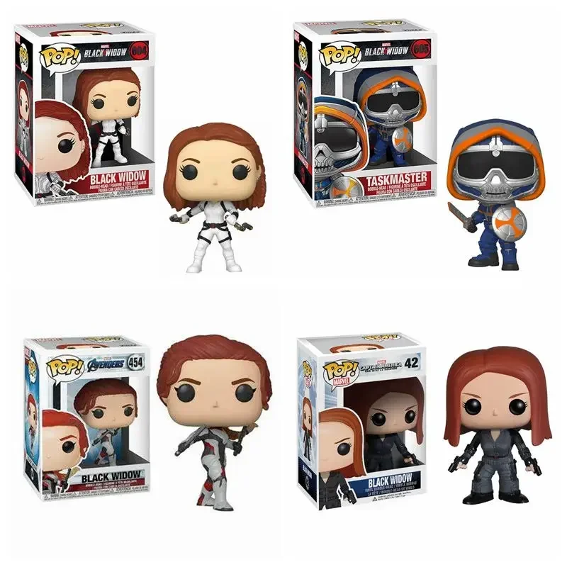 thumbnail image 1 of Figuras de acción de vinilo de colección Funko Marvel Studios Black Widow 604# Taskmaster 605# Black Widow42# 454# Bobble Head, 1 of 5