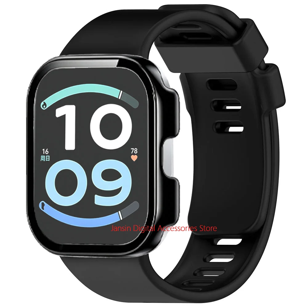 Versatile Sport Band with Clear Tempered Glass Case and Protective Cover
