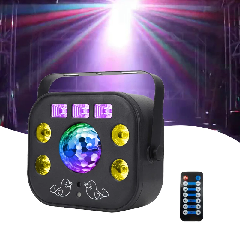 

Mini Stage Light Led Dj Disco Laser Projector With Remote Control Professional Stage Lighting Effect for Wedding Home Party