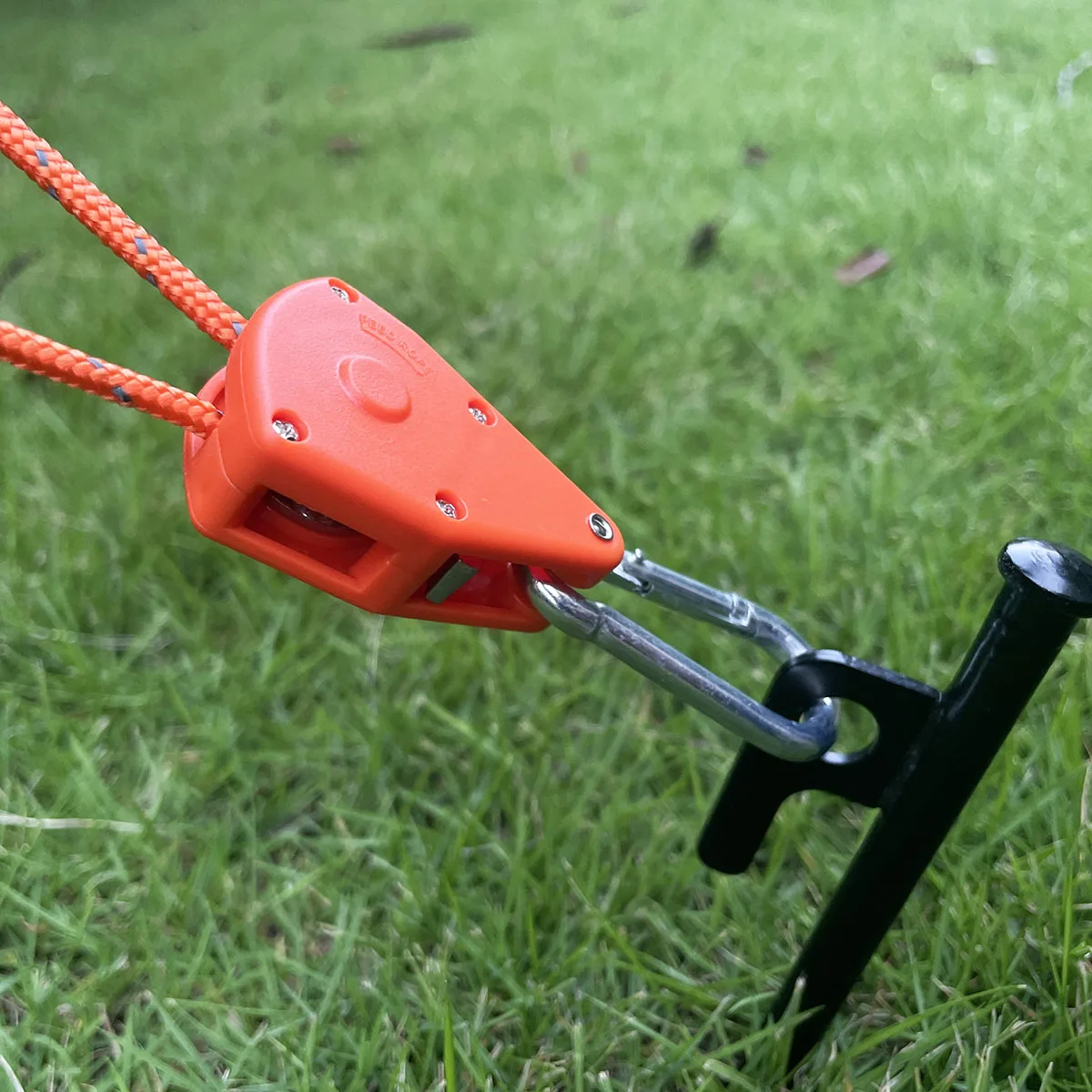 5m 4mm Reflective Camping Tent Wind Rope Tie Down Tightener Fastening Pulley Ratchet Awning Rope Buckle Tent Accessory