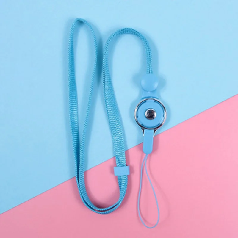 Adjustable Lanyard Strap with Detachable Phone Safety Tether