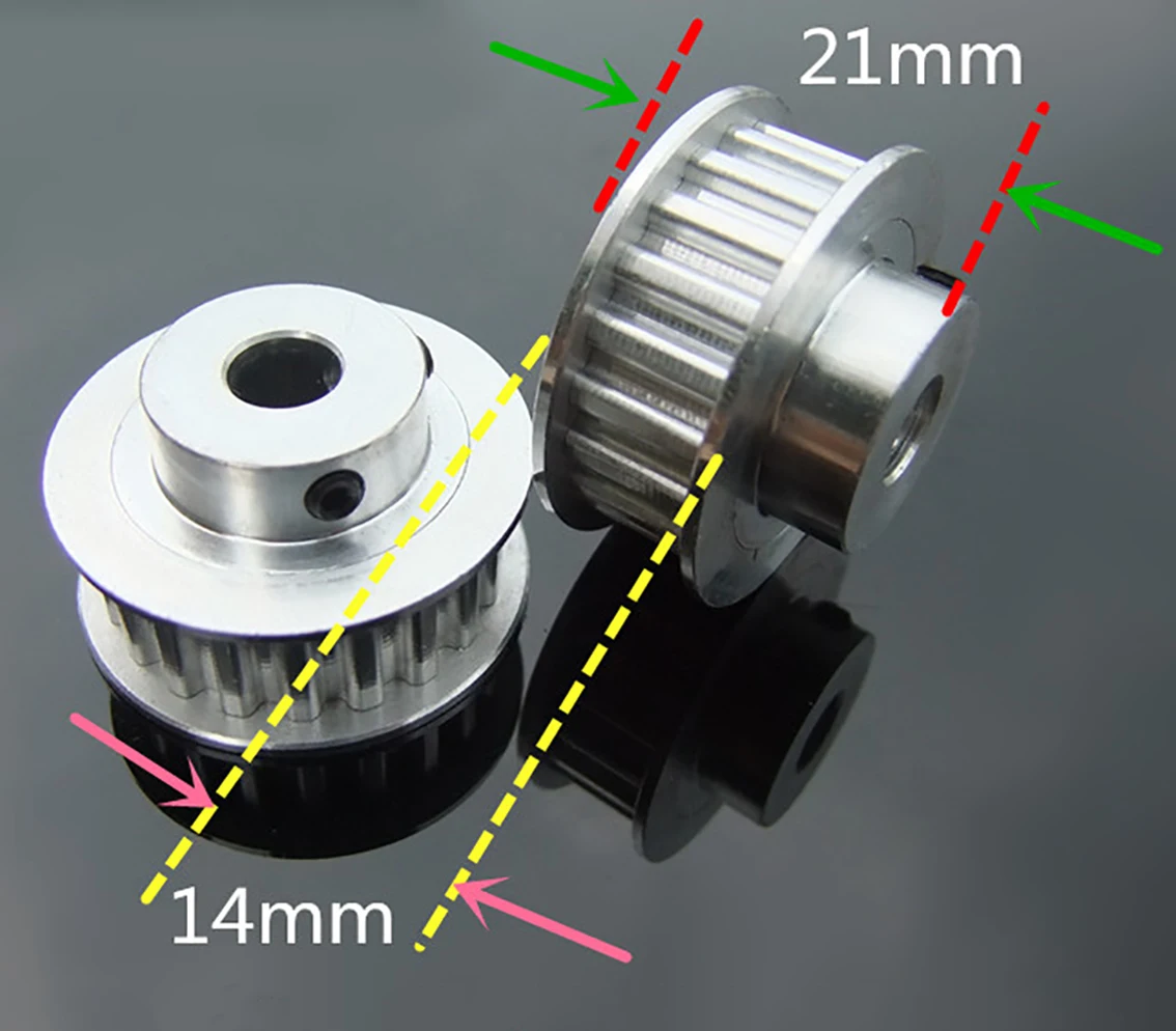 10-40 Teeth XL Timing Belt Idler Pulley Bore 4/5/6/8/10/12mm Slot Width 11mm Pitch 5.08mm For 10mm Belt CNC/Step Motor 1Pcs